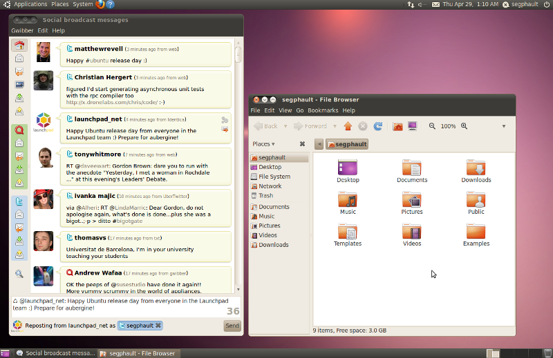Linux Ubuntu    10.04 Lucid Lynx