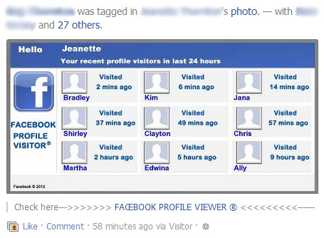 spyware visualizzatore profilo facebook